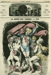 Virkailijat lakkoilevat, kuva ehdottaa Jean-Baptisten (Jean Baptiste) Carpeaux