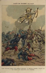 WW1: Lipun kaappaus (kuvitus)
