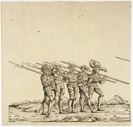 Halberdiers, Maximilianuksen riemukulkueesta.